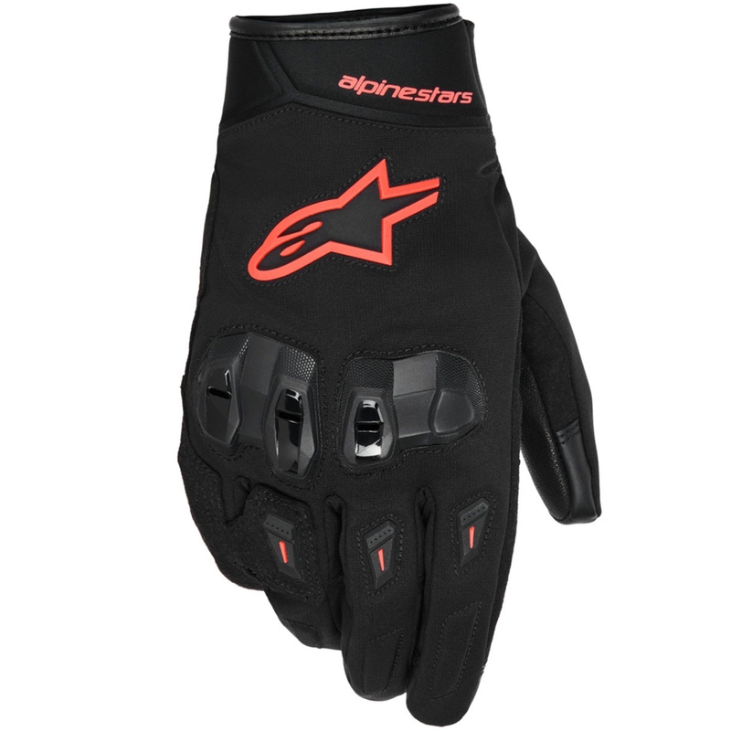 Mănuși moto Alpinestars SP XZ WATERPROOF negru-roșu