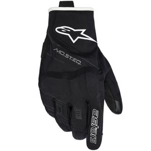 Mănuși moto Alpinestars MOBLAST WATERPROOF negru-alb-galben-gălbui