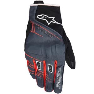 Mănuși moto Alpinestars MOBLAST WATERPROOF negru-antracit-portocaliu
