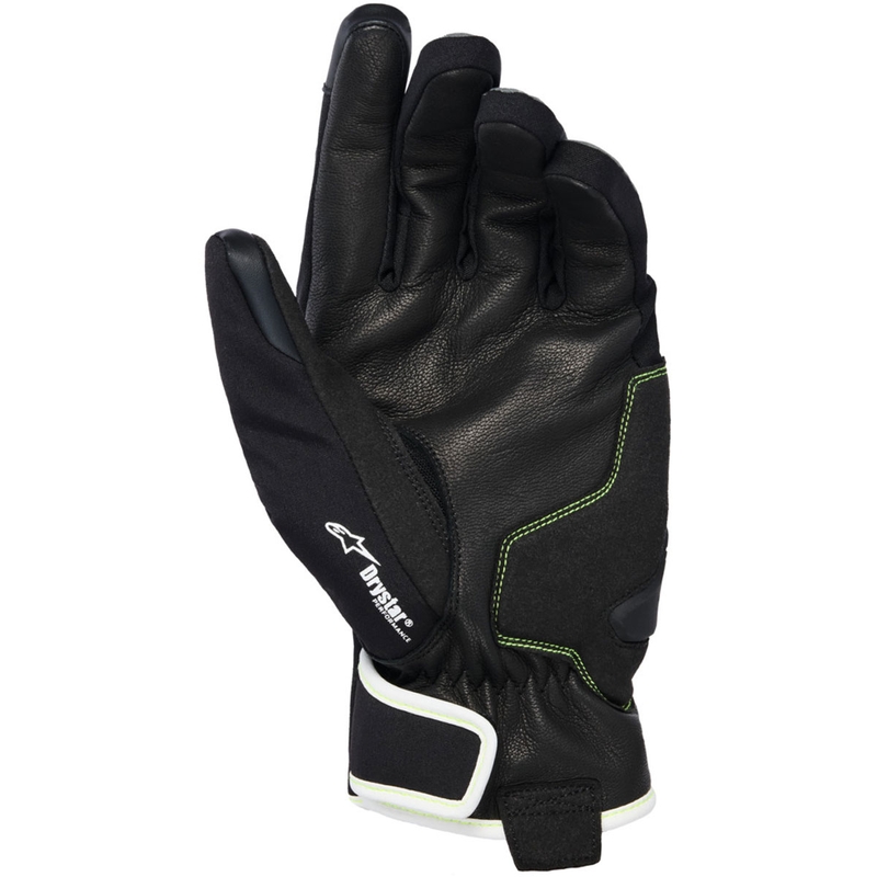 Mănuși moto Alpinestars MOBLAST WATERPROOF gri-negru-galben fluo-alb