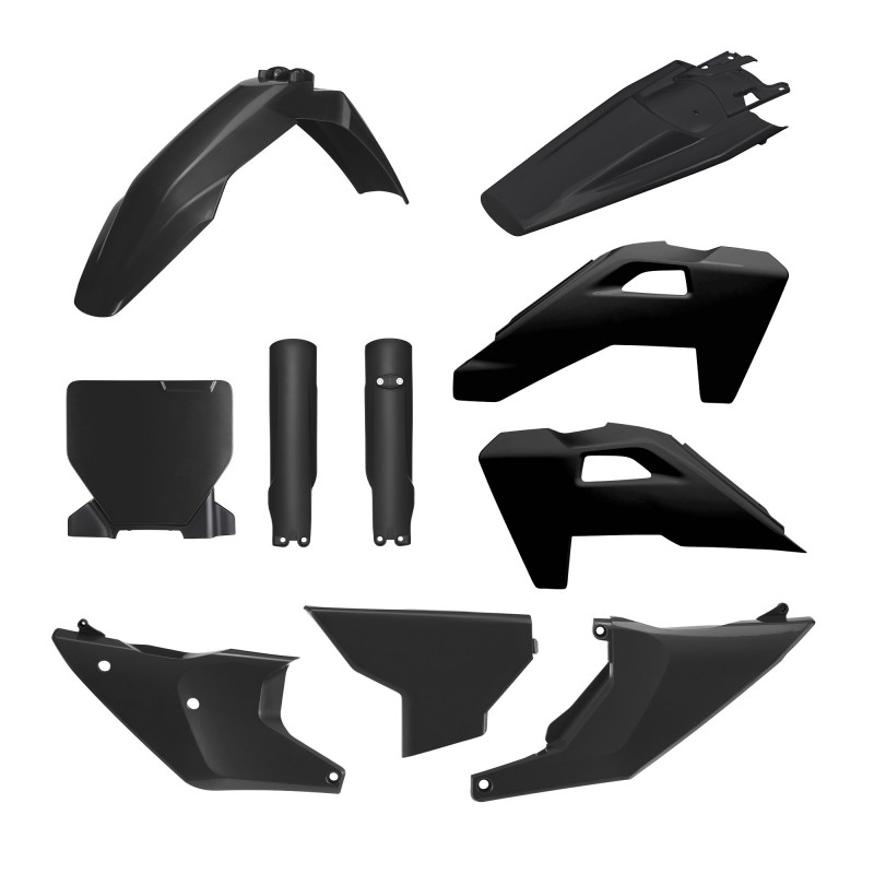 Kit plastice POLISPORT black