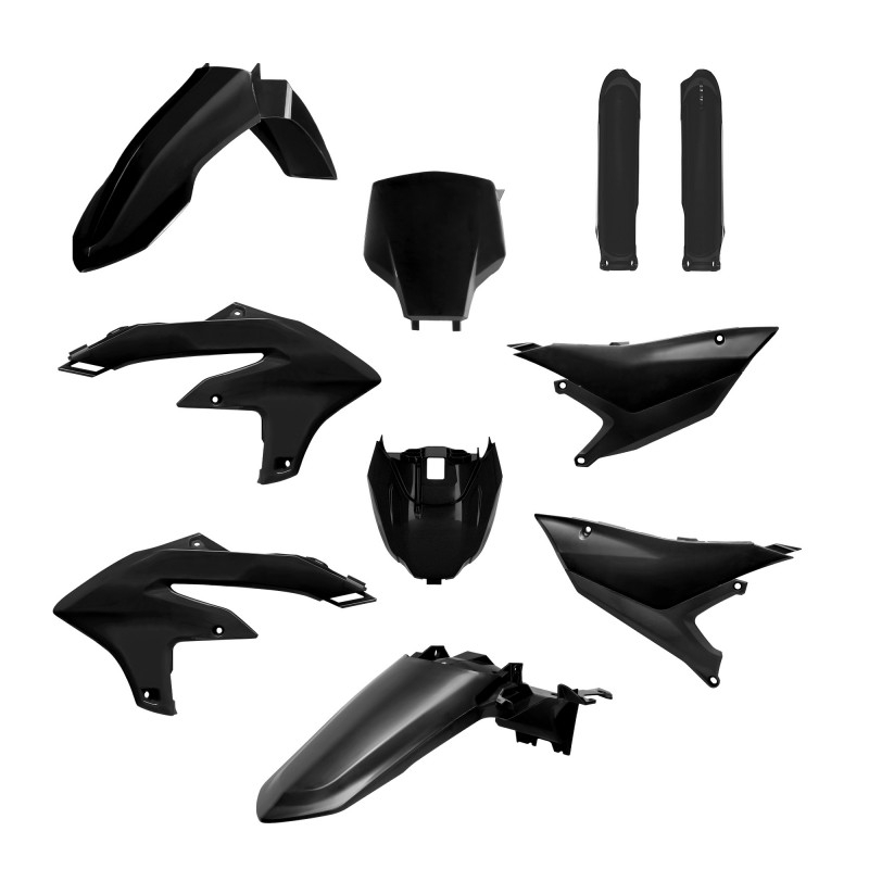 Kit plastice POLISPORT Negru
