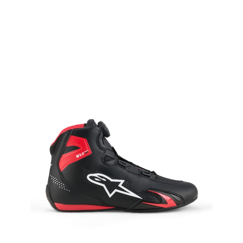 Ghete moto Alpinestars Celer negru-roșu-alb