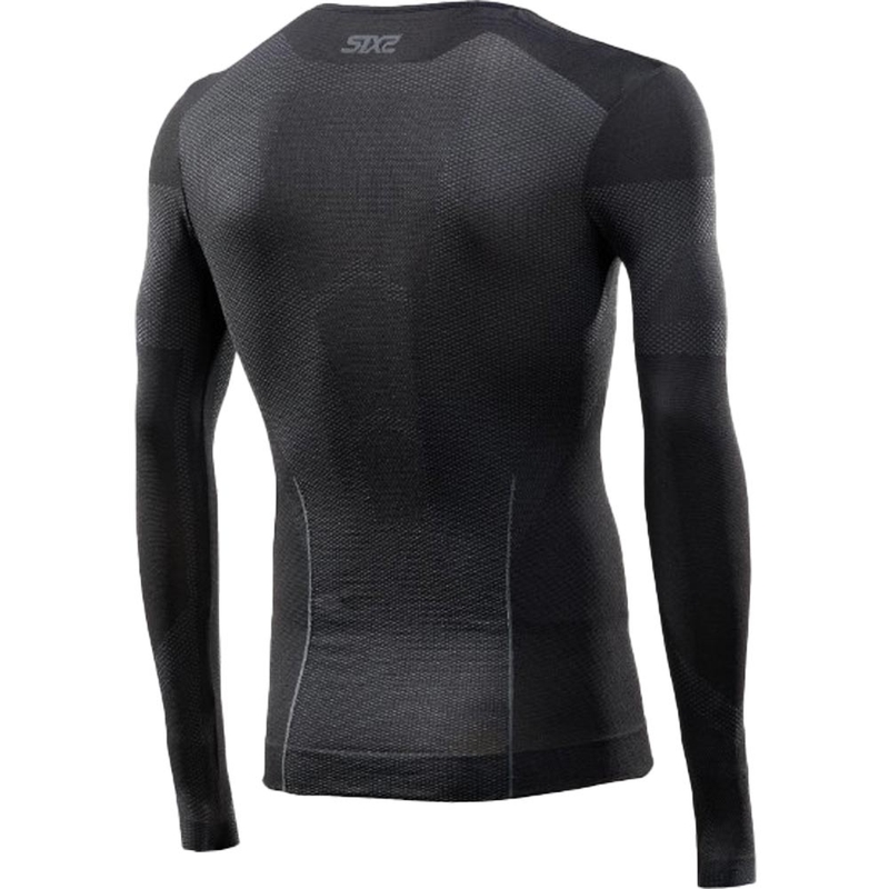 Tricou funcțional cu mânecă lungă SIXS BT TS2L V2 negru-gri închis