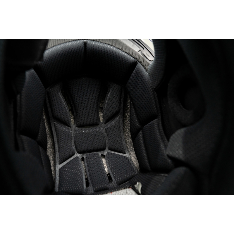 Cască de motocicletă enduro cu căști SENA Outlander alb lucios