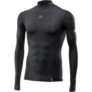 Tricou funcțional cu mânecă lungă SIXS BT TS3L V2 negru-gri închis