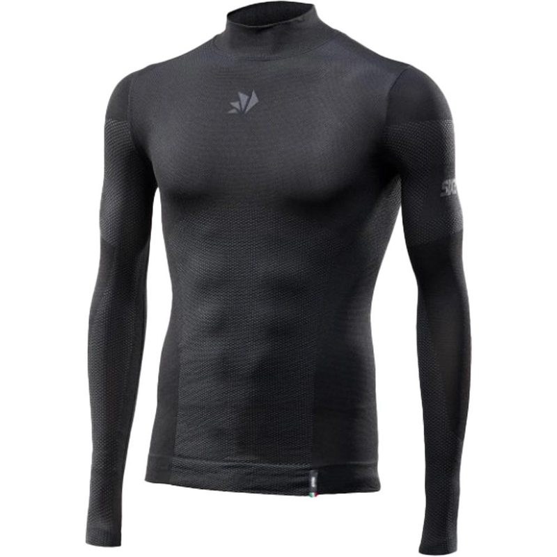 Tricou funcțional cu mânecă lungă SIXS BT TS3L V2 negru-gri închis