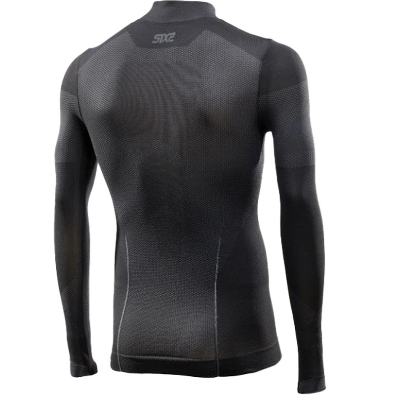 Tricou funcțional cu mânecă lungă SIXS BT TS3L V2 negru-gri închis
