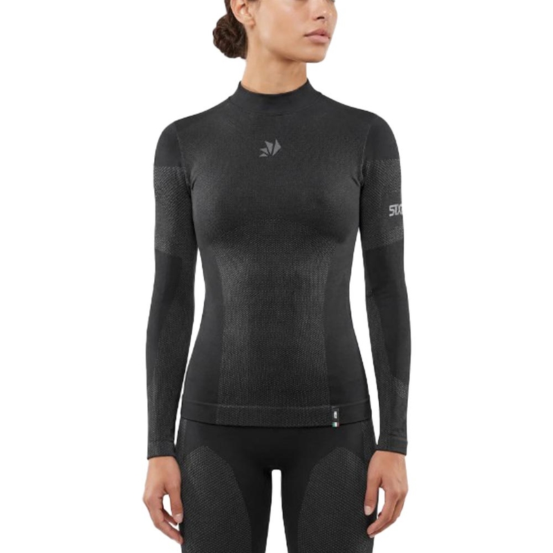 Tricou funcțional cu mânecă lungă SIXS BT TS3L V2 negru-gri închis