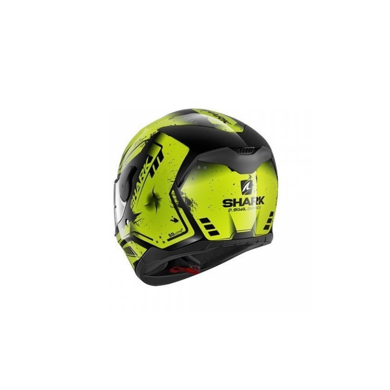 Cască integrală SHARK D-SKWAL Dharkov negru-galben-fluo