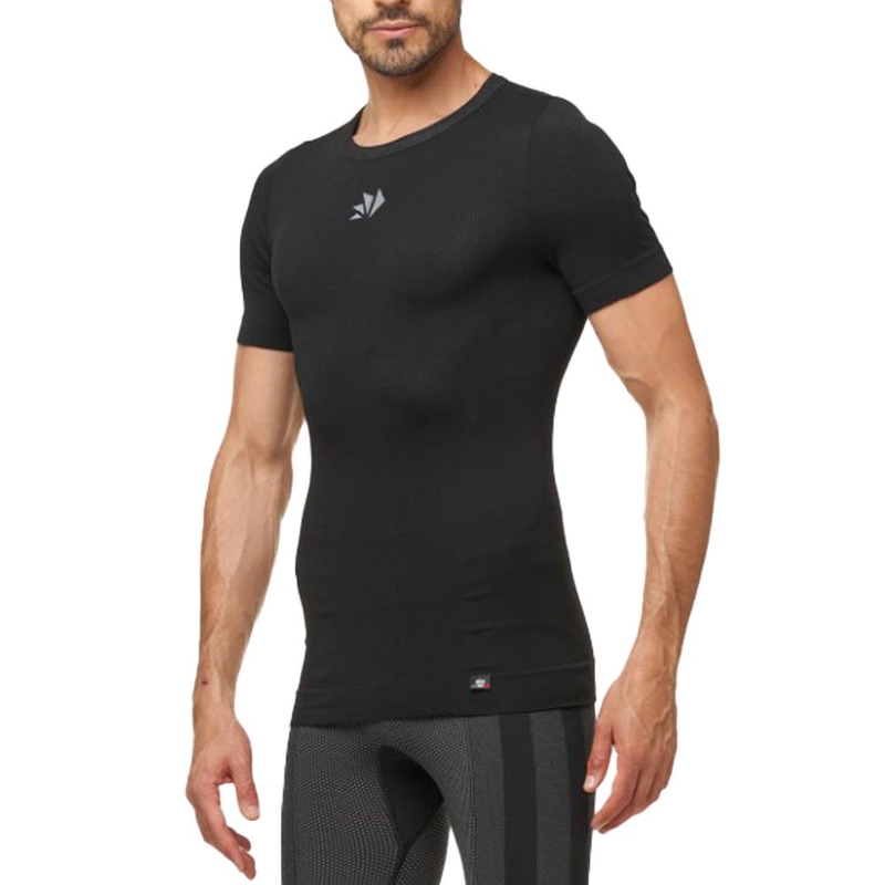 Tricou funcțional SIXS TS1 V2 cu mânecă scurtă negru