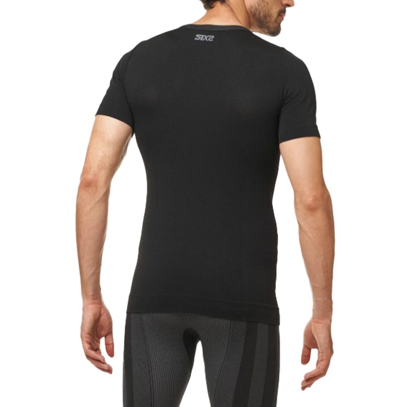 Tricou funcțional SIXS TS1 V2 cu mânecă scurtă negru