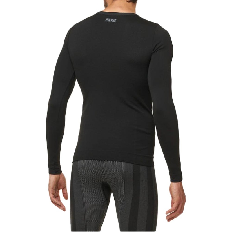 Tricou funcțional cu mânecă lungă SIXS TS2 V2 negru