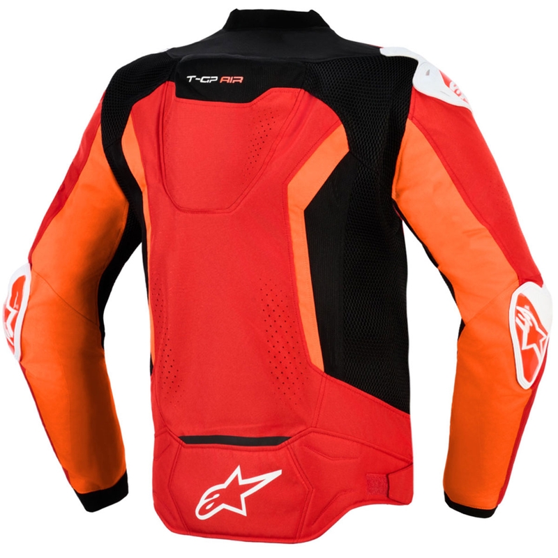 Geacă motocicletă Alpinestars T-GP Air roșu-fluo roșu-alb-negru