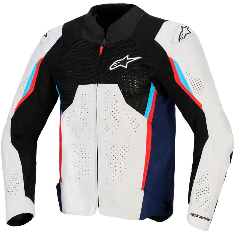 Geacă motocicletă Alpinestars AST V3 Air alb-albastru-roșu-negru