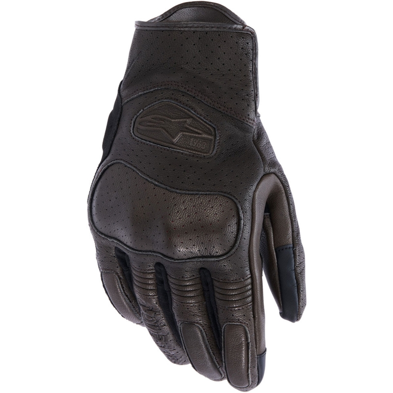 Mănuși de motocicletă Alpinestars Mustang V3 maro-negru
