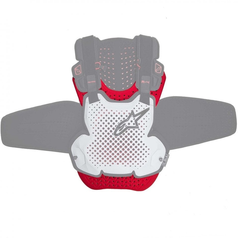 Set adaptor pentru extinderea protecției pieptului apărătorii ALPINESTARS A-4 PLASMA, roșu