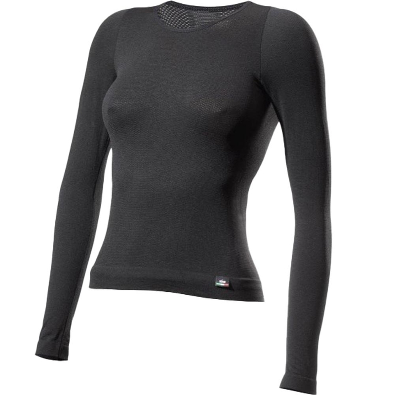 Tricou funcțional cu mânecă lungă pentru femei SIXS F TS2 negru