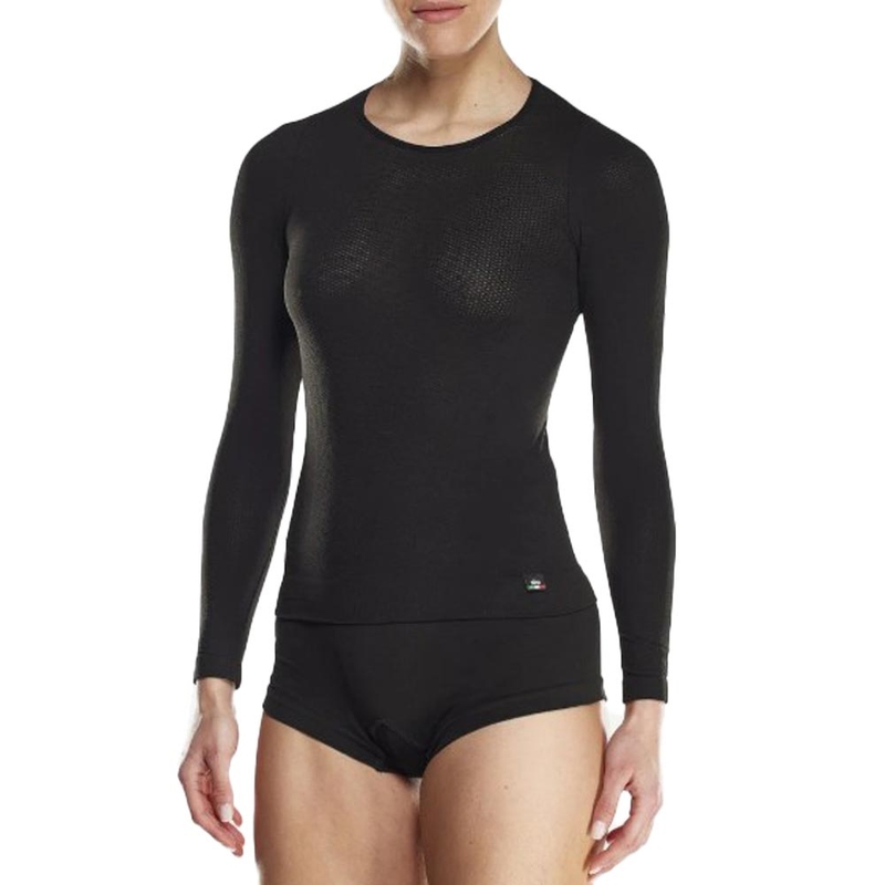 Tricou funcțional cu mânecă lungă pentru femei SIXS F TS2 negru