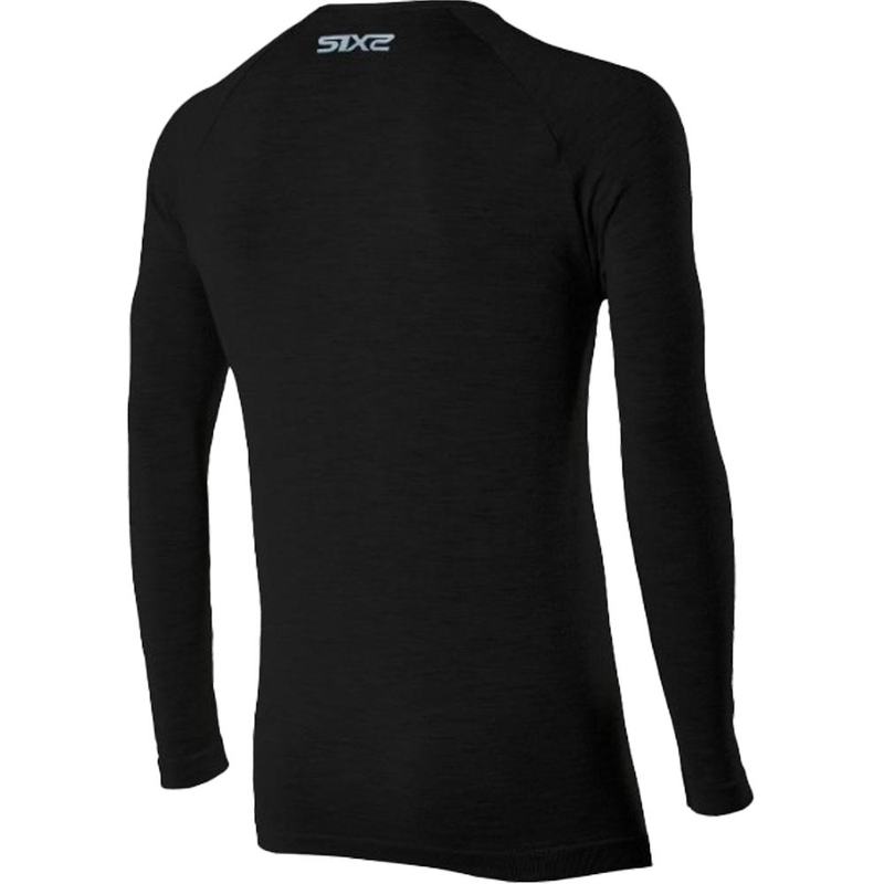Tricou termic cu mânecă lungă SIXS TS2 MERINOS negru