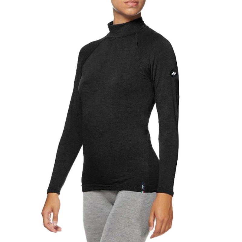 Tricou termic cu mânecă lungă SIXS TS3 MERINOS negru