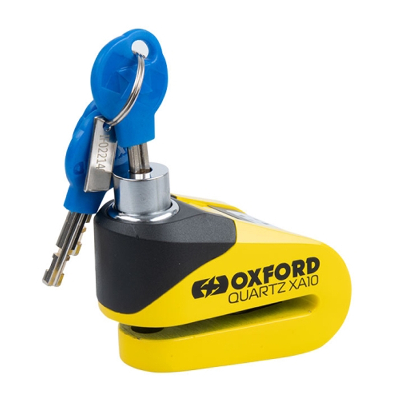 Blocator frână disc Oxford Quartz Alarm XA10 galben-negru