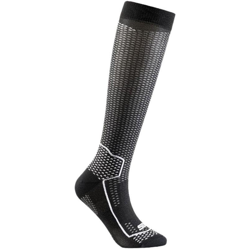 Șosete funcționale până la genunchi SIXS LONG V3 negru carbon