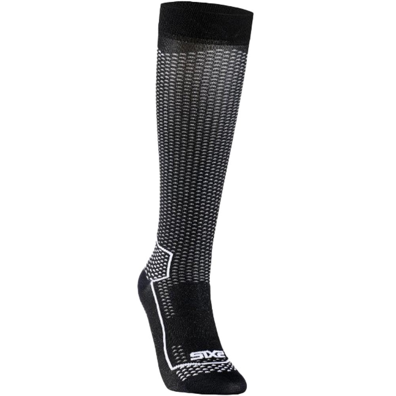 Șosete funcționale până la genunchi SIXS LONG V3 negru carbon