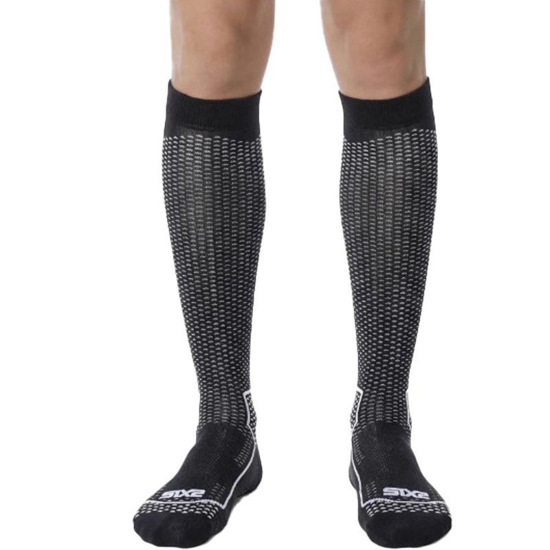 Șosete funcționale până la genunchi SIXS LONG V3 negru carbon
