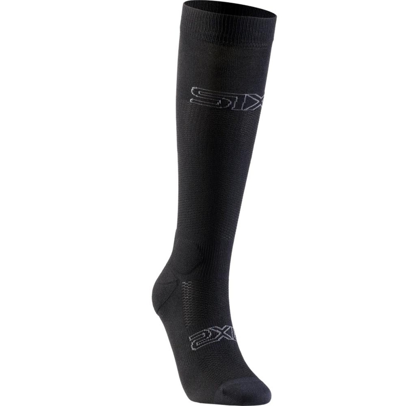 Șosete funcționale până la genunchi SIXS LONG RACING V2 negre