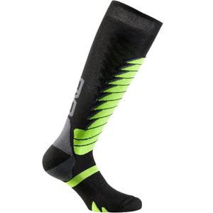Șosete funcționale până la genunchi SIXS SPEED V3 negru-verde
