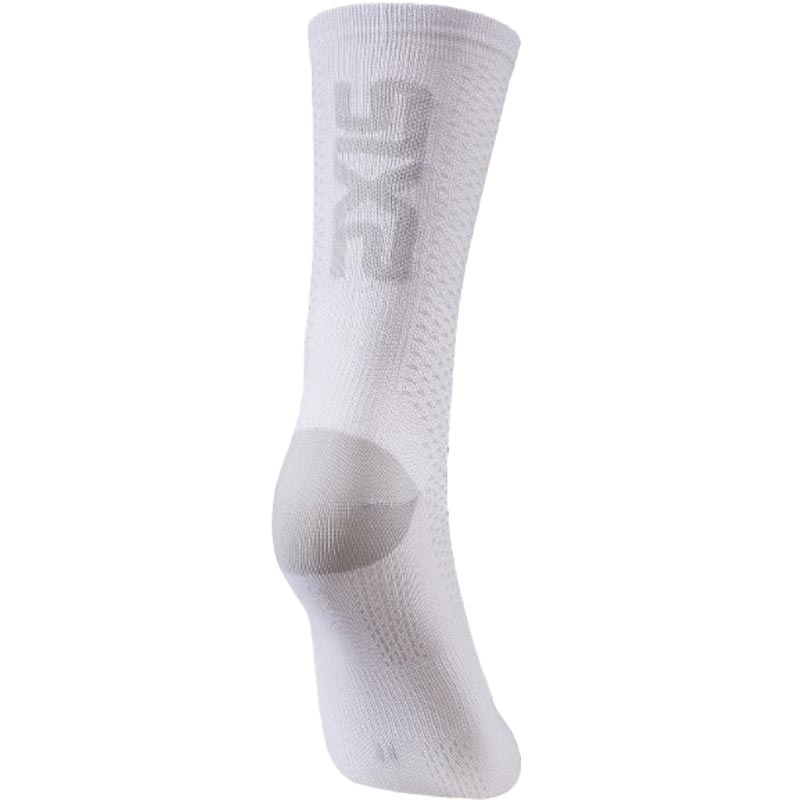 Șosete funcționale SIXS SHORT LOGO V2 argintiu-alb