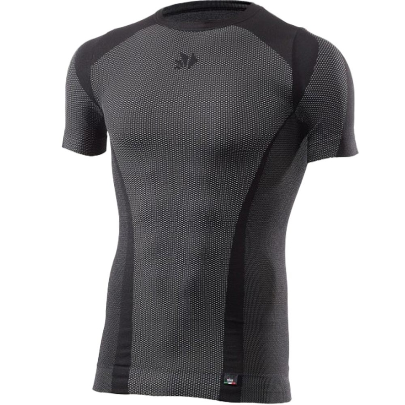 Tricou funcțional cu mânecă scurtă SIXS TS1 V2 negru carbon