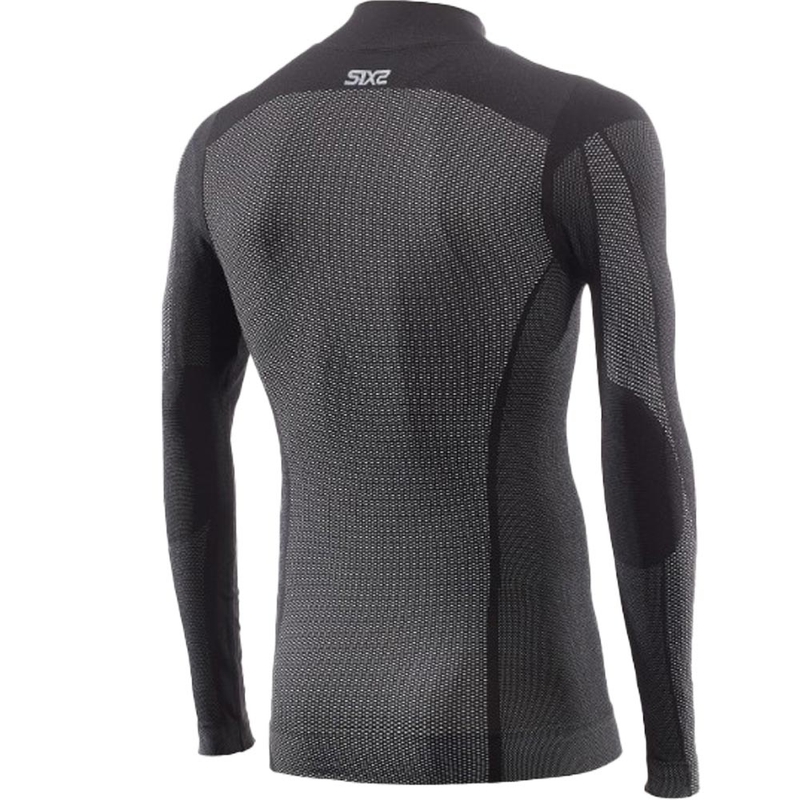 Tricou funcțional cu mânecă lungă SIXS TS3 V2 negru carbon