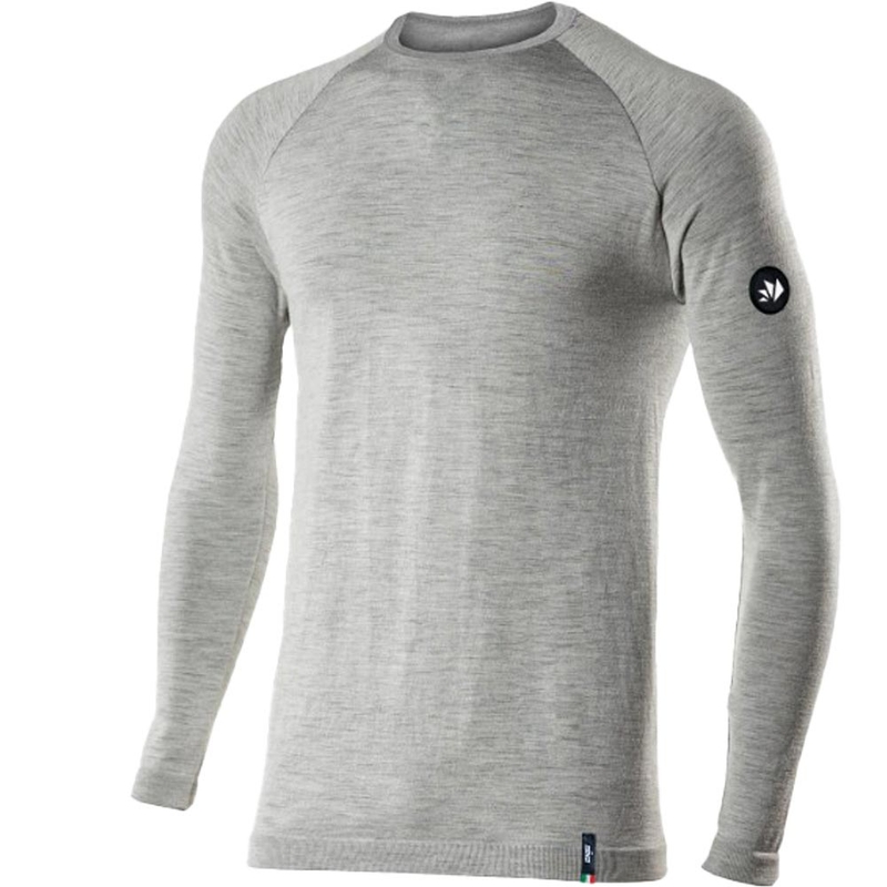 Tricou termic cu mânecă lungă SIXS TS2 MERINOS gri