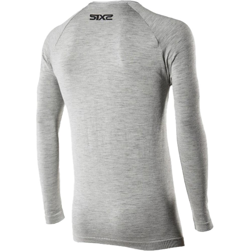 Tricou termic cu mânecă lungă SIXS TS2 MERINOS gri