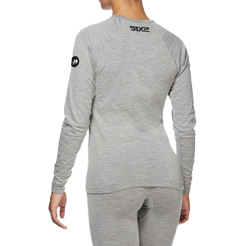 Tricou termic cu mânecă lungă SIXS TS2 MERINOS gri