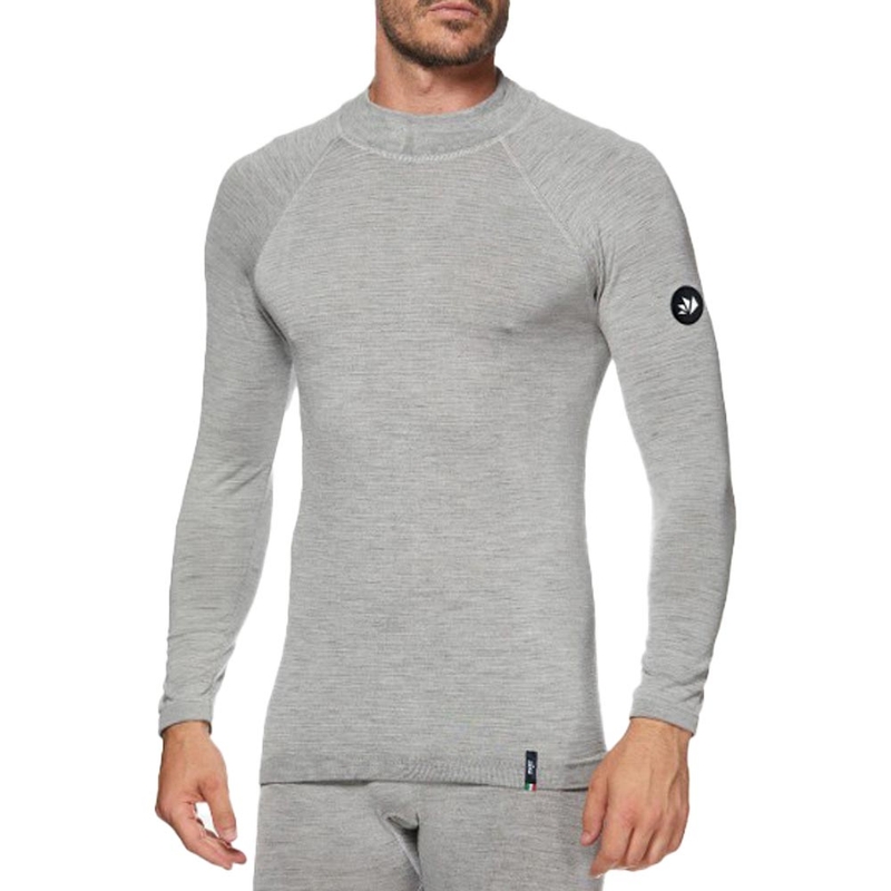 Tricou termic cu mânecă lungă SIXS TS3 MERINOS gri