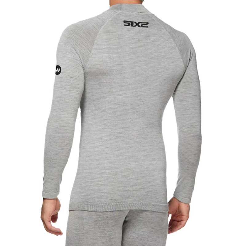 Tricou termic cu mânecă lungă SIXS TS3 MERINOS gri