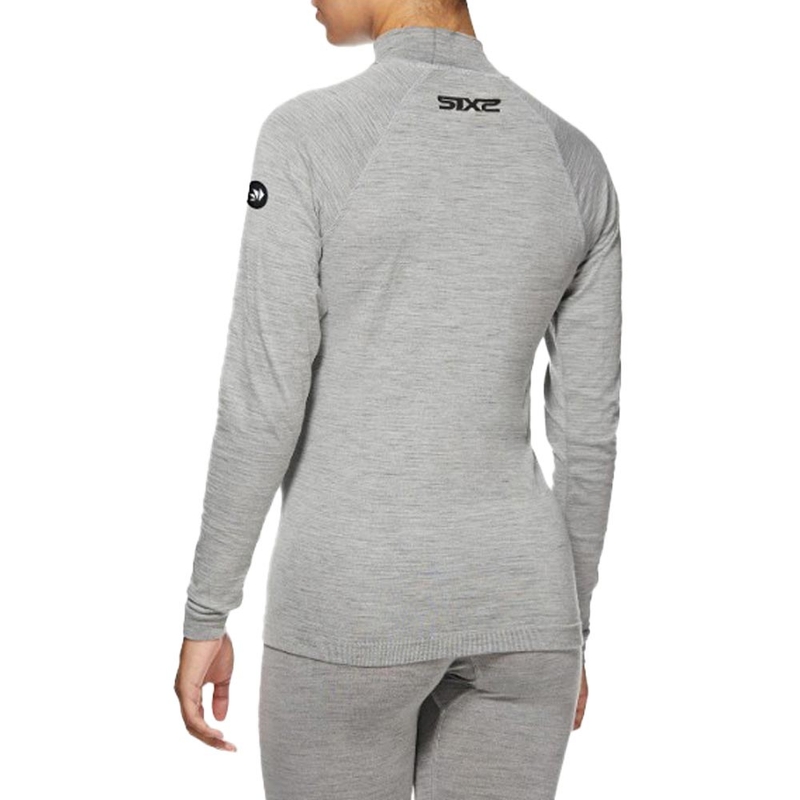 Tricou termic cu mânecă lungă SIXS TS3 MERINOS gri