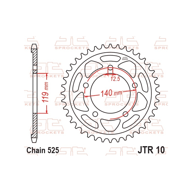 Foaie spate JT 46T, 525