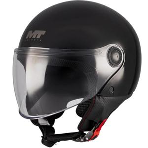Cască de motocicletă deschisă MT Street S Pure A1 neagră