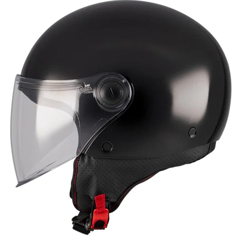Cască de motocicletă deschisă MT Street S Pure A1 neagră