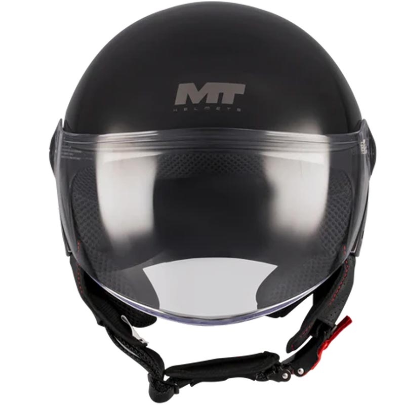 Cască de motocicletă deschisă MT Street S Pure A1 neagră