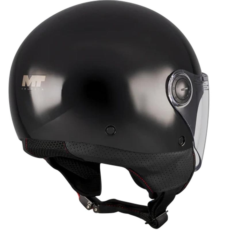Cască de motocicletă deschisă MT Street S Pure A1 neagră
