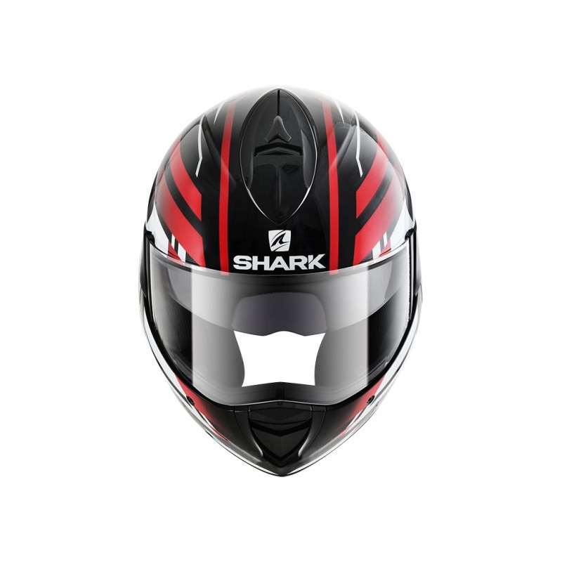 SHARK EVOLINE 3 Corvus cască de protecție cu vârful negru-alb-roșu