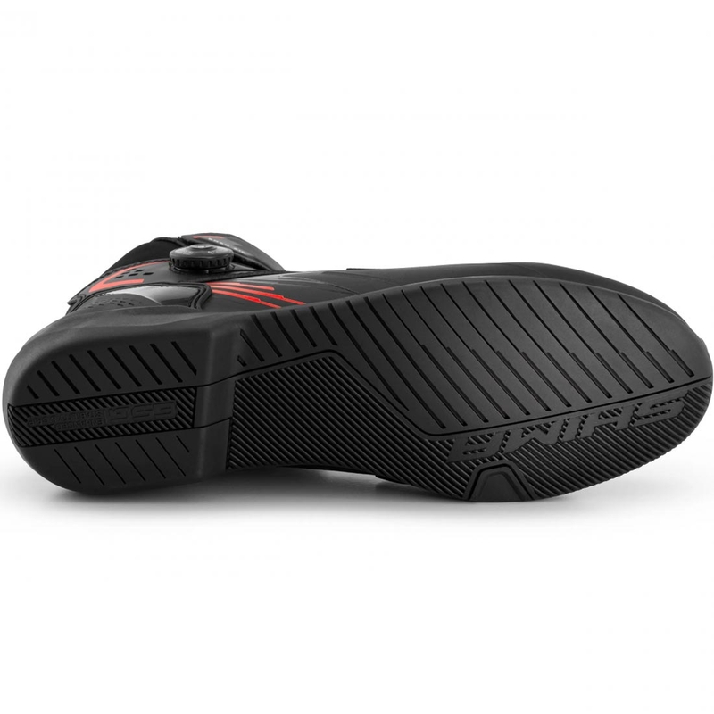 Ghete motociclete Shima Enzo Air negru-roșu
