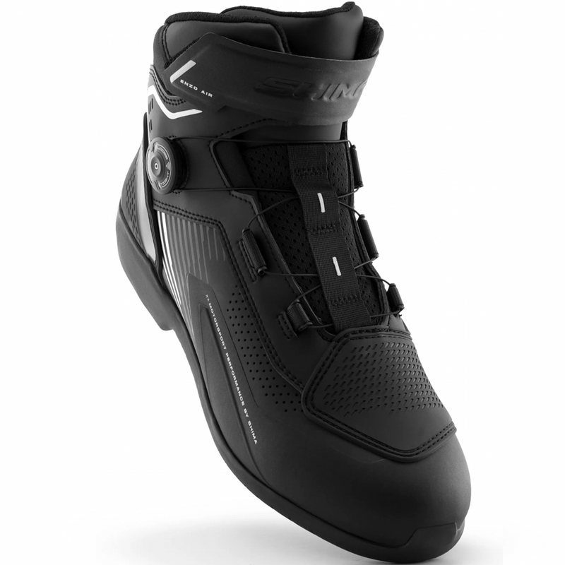 Ghete motociclete Shima Enzo Air negru-alb