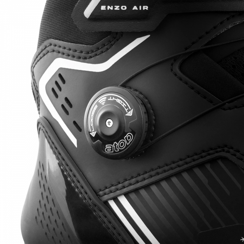 Ghete motociclete Shima Enzo Air negru-alb
