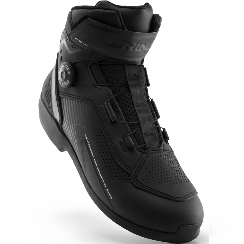 Ghete de motocicletă pentru femei Shima Enzo Air negru-negru